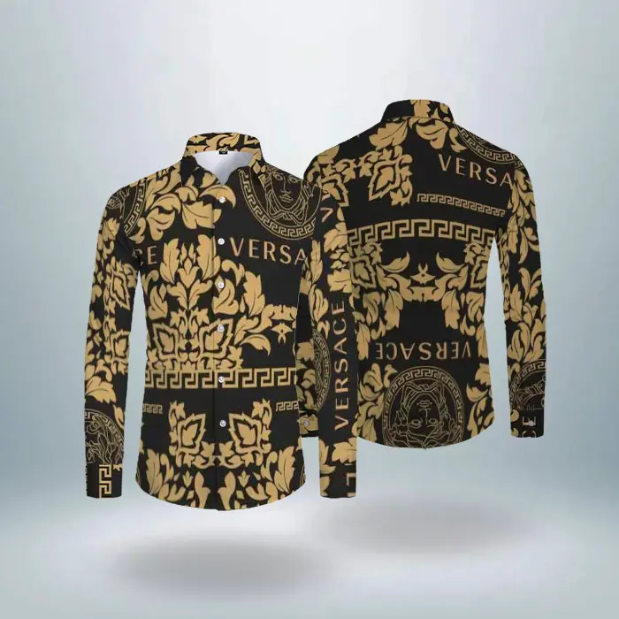 Luxury long sleeve shirt versace pattern hot gift - 721721